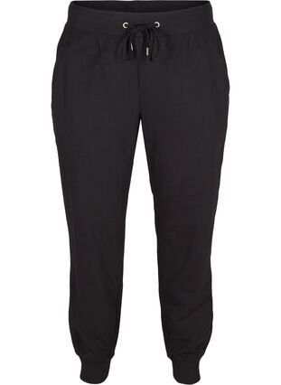 Sweatpants met zakken, Black, Packshot image number 0