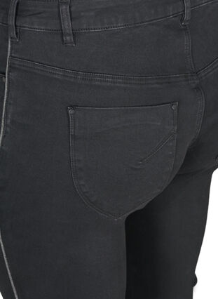 Sanna jeans met lurex details, Black, Packshot image number 3