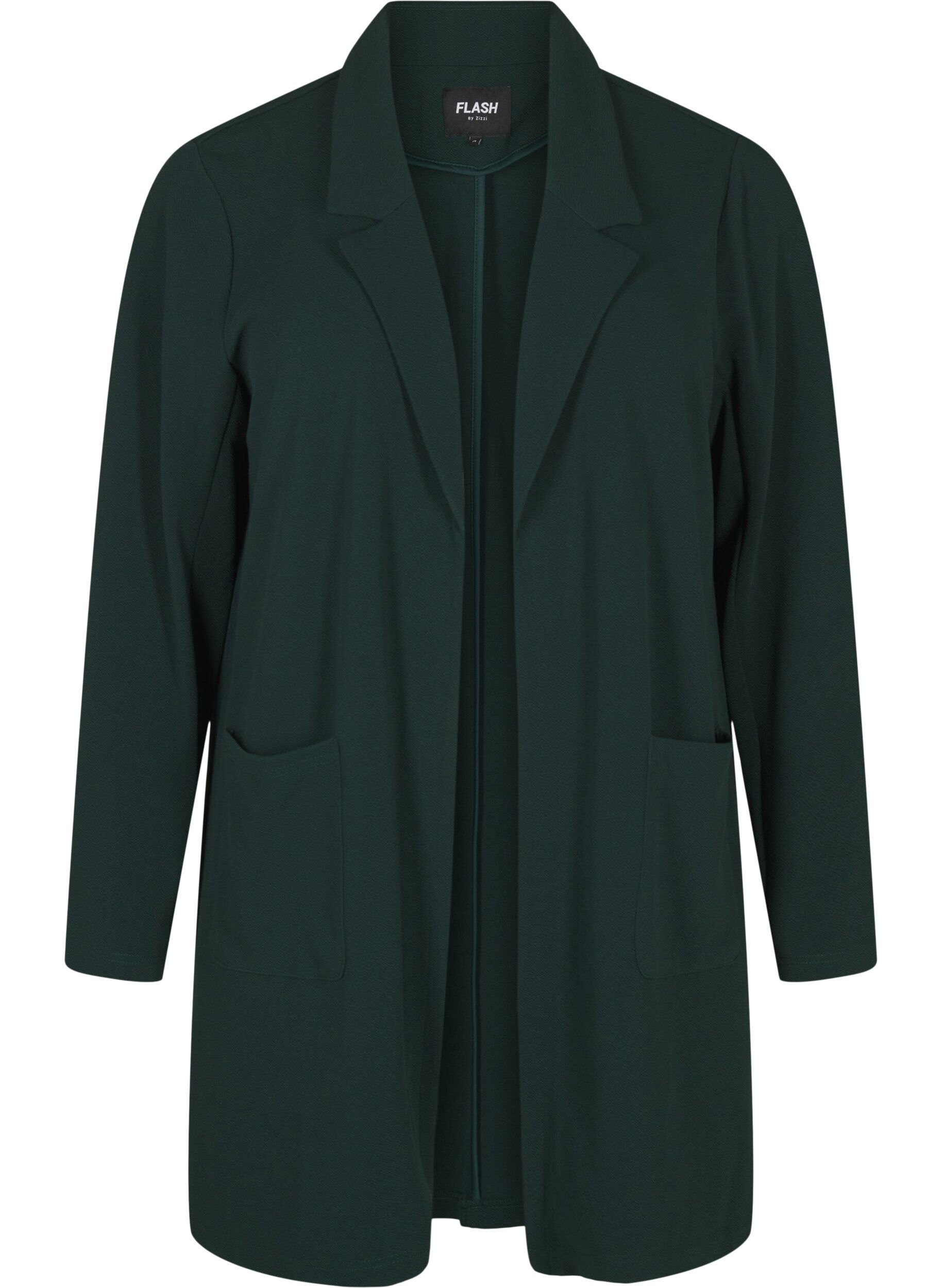 Blazer long avec des poches