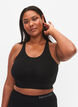 Seamless beha top, Black, Model image number 0