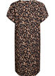 Robe &agrave; col en V en viscose, Noir, Packshot image number 1