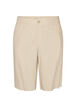 Bermuda taille haute en lin et viscose, Beige, Packshot image number 0