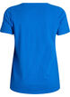 T-shirt en coton uni basique, Bleu, Packshot image number 1