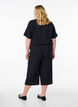 Pantalon culotte taille haute, Noir, Model image number 1