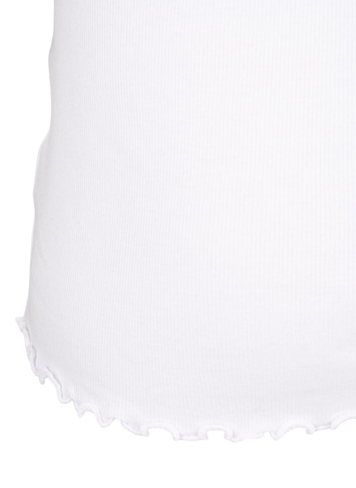 Top met kant, Wit, Packshot image number 3