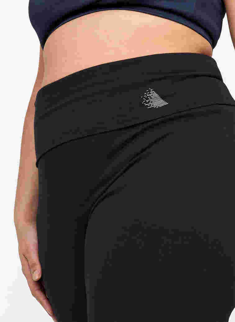 Pantalon ample, Black, Model image number 4
