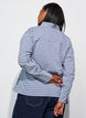 Chemise ample &agrave; carreaux avec ceinture &agrave; nouer, Bleu, Model image number 2