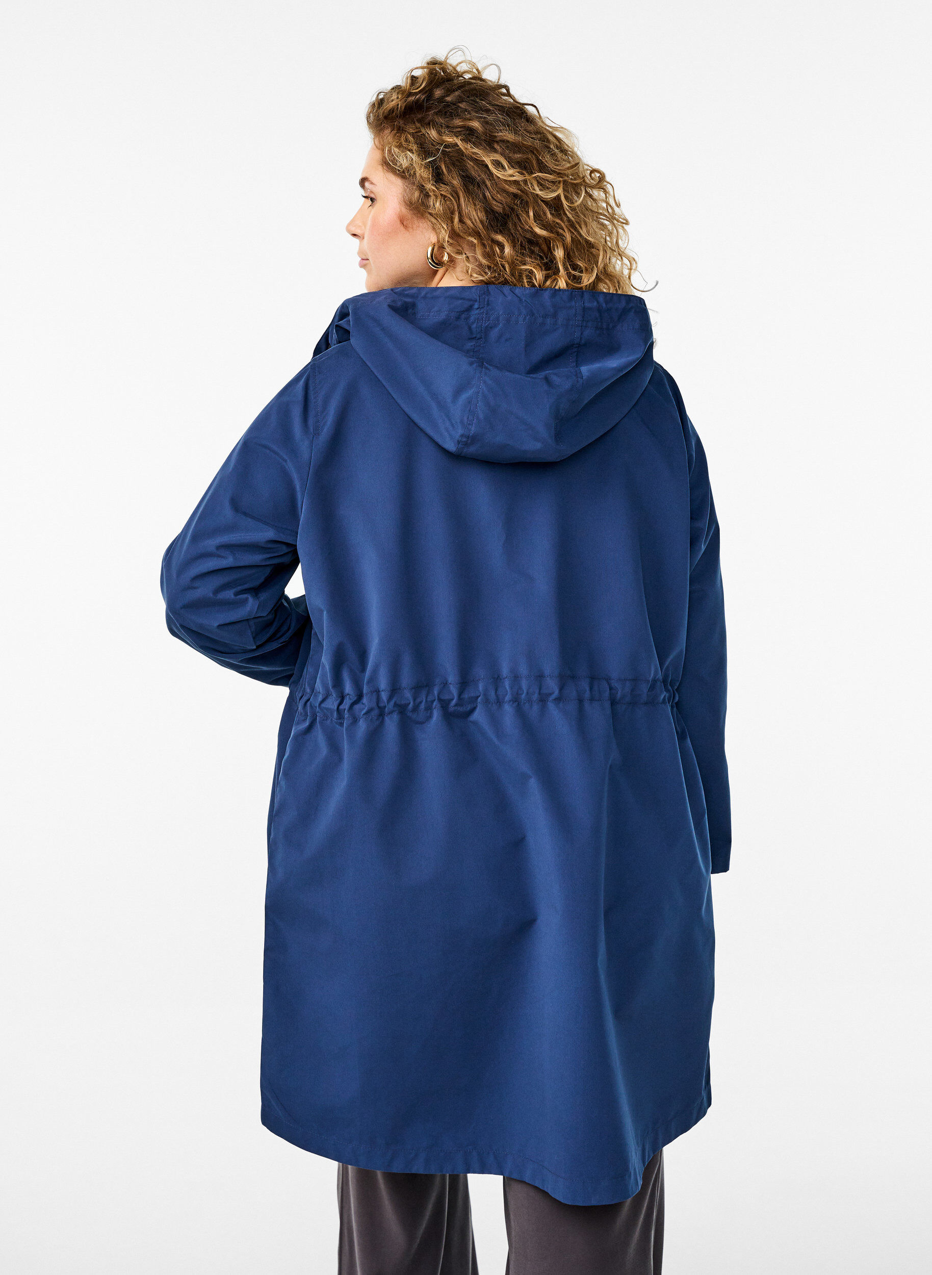 ZizziParka l&eacute;g&egrave;re avec capuche, Bleu, Model image number 2