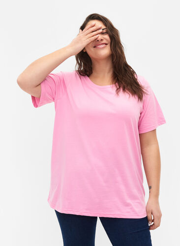 FLASH - T-shirt à col rond, Begonia Pink, Model image number 0