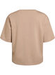 T-shirt ample &agrave; manches courtes, Beige, Packshot image number 1