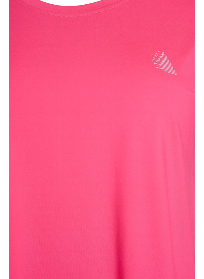 Effen gekleurd trainingsshirt, Roze, Packshot image number 2