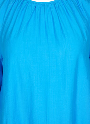 Tuniek in a-lijn met 3/4 mouwen, Brilliant Blue, Packshot image number 2