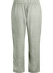 Linnen en viscose broek met losse pasvorm, Groen, Packshot image number 1