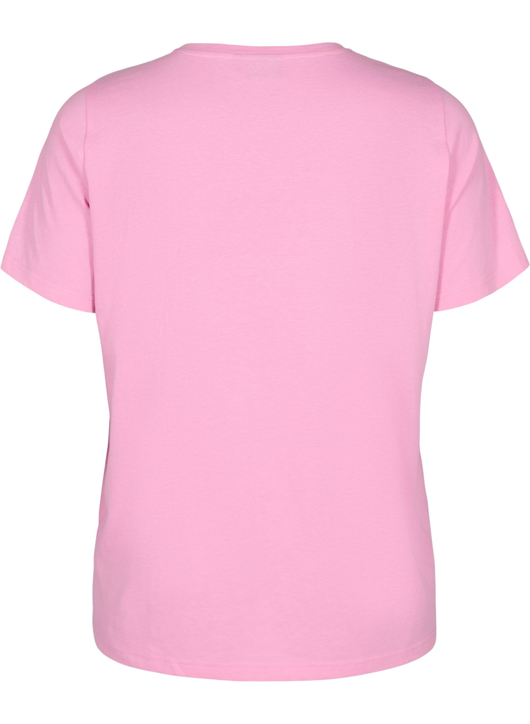 ZizziFLASH - T-shirt met motief, Roze, Packshot image number 1