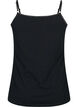 Top basique &agrave; nouer en coton, Noir, Packshot image number 1