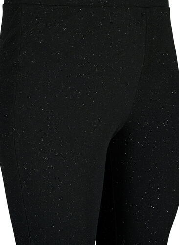 Pantalon à paillettes avec coupe bootcut, Black, Packshot image number 2