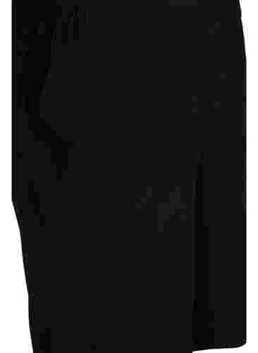 Bermuda en viscose avec poches, Black, Packshot image number 2