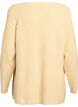 Pull en maille &agrave; motif diagonal et manches raglan, Jaune clair, Packshot image number 1