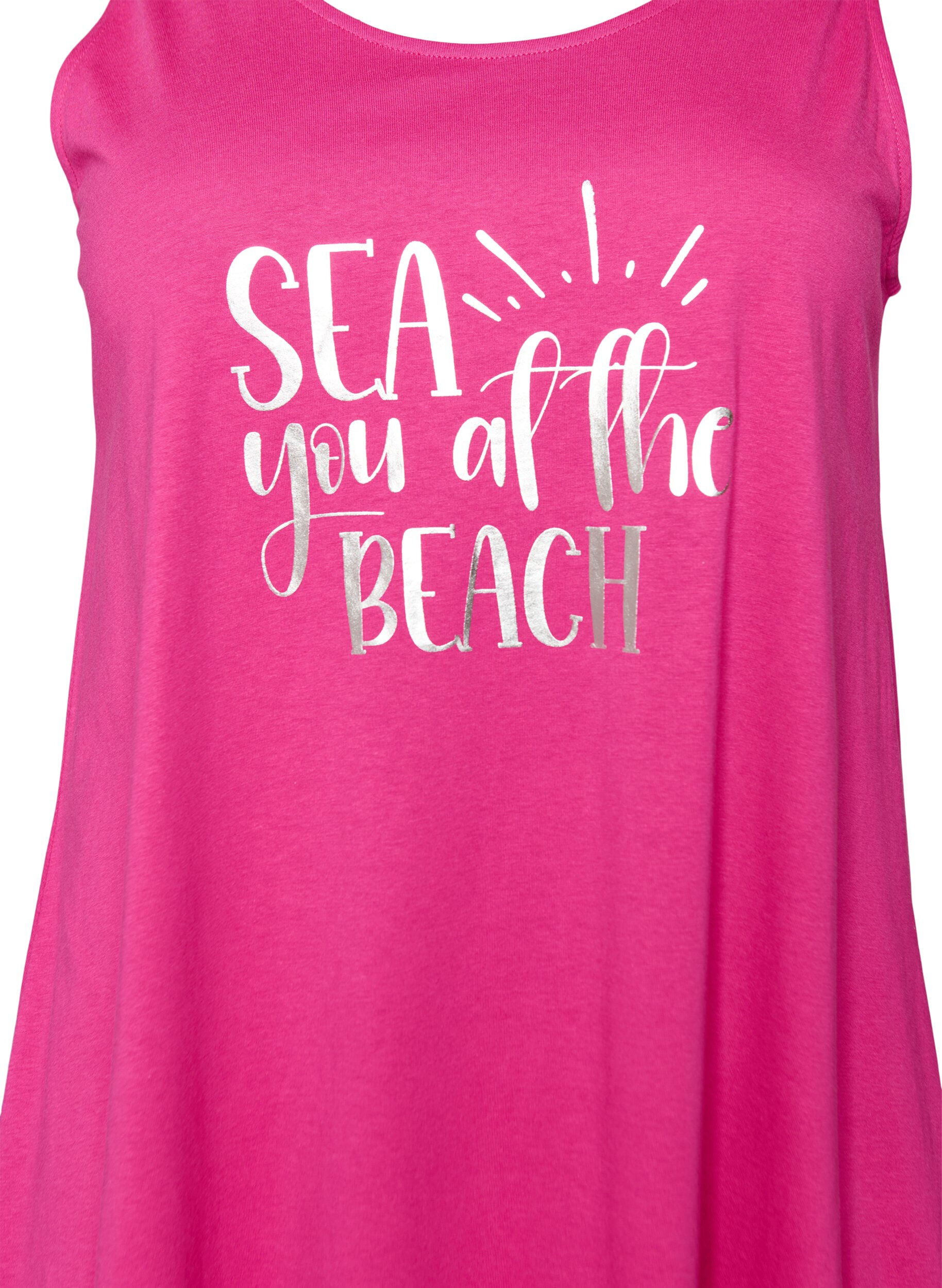 ZizziMouwloze A-lijn jurk, Roze, Packshot image number 2