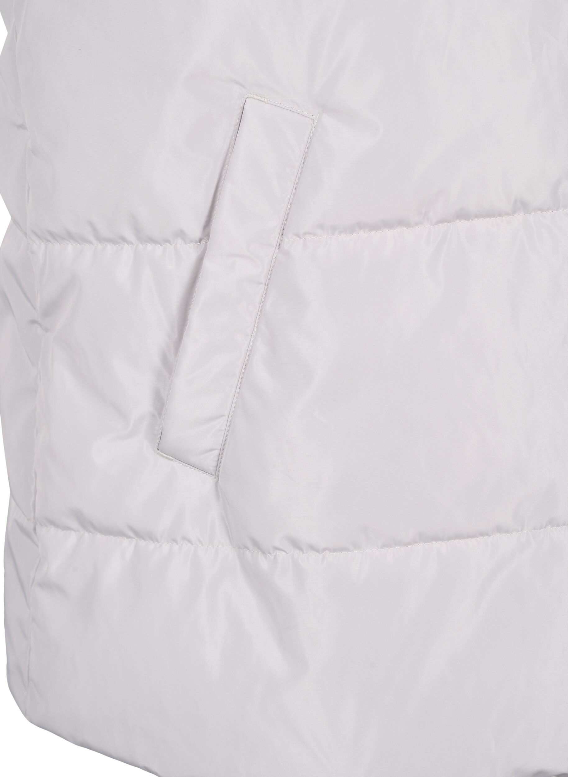 ZizziSportief vest met hoge kraag en zakken, Pearl Blue, Packshot image number 3