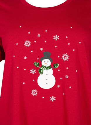 T-shirt de Noël à paillettes, Tango R. W. Snowman, Packshot image number 2