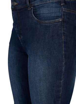 Super smalle jeans met hoge taille, Dark Blue, Packshot image number 2