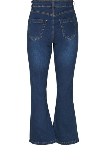 Jeans bootcut Ellen à taille haute, Dark Blue, Packshot image number 1