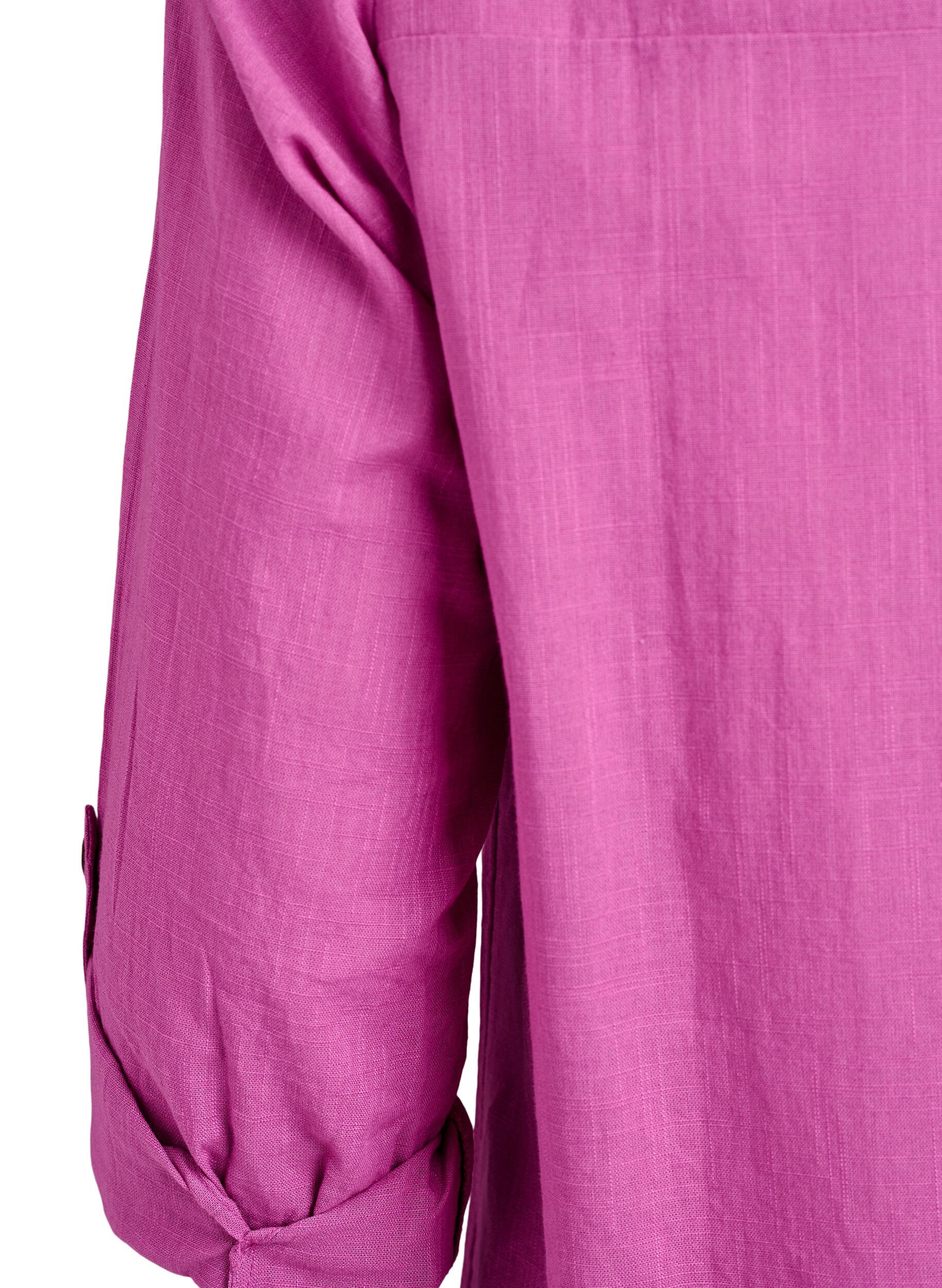 ZizziChemisier en coton avec col en V, Rose, Packshot image number 3