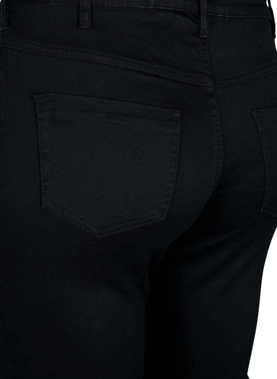 ZizziSlim fit Emily jeans met normale taille, Zwart, Model image number 3