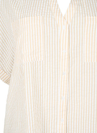 Chemise rayée avec poches de poitrine, Natrual/S. Stripe, Packshot image number 2