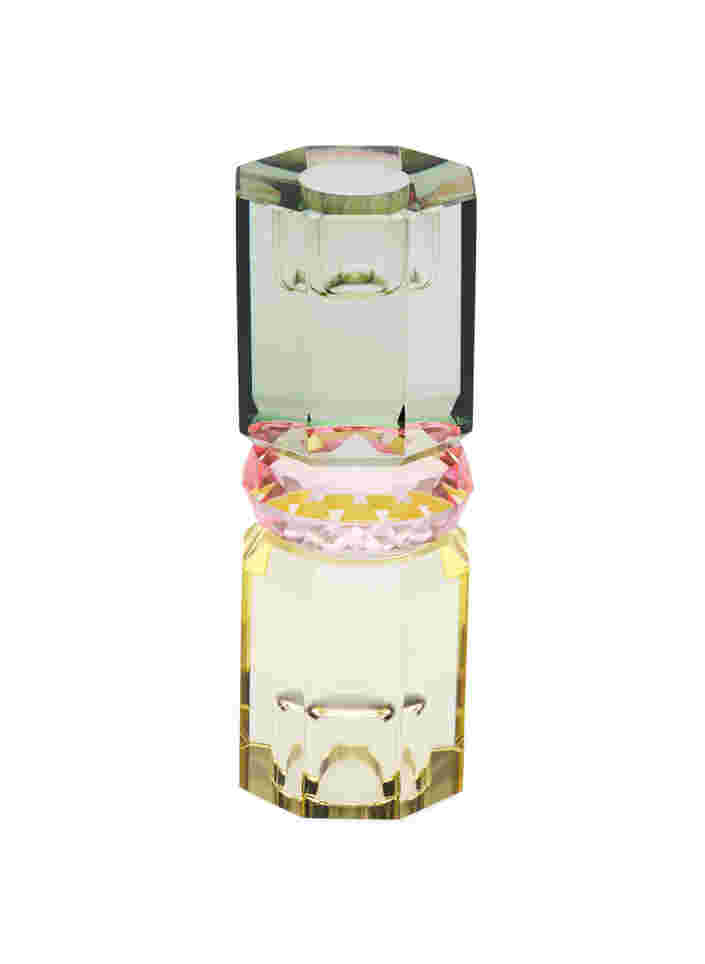 Bougeoir en cristal, Butter/Olive Comb, Packshot image number 1