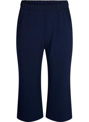 Pantalon ample avec longueur 7/8, Navy Blazer Solid, Packshot image number 0