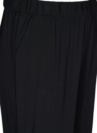 Pantalon en viscose avec poches, Black, Packshot image number 2