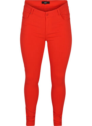 Slim fit broek met zakken, Flame Scarlet, Packshot image number 0