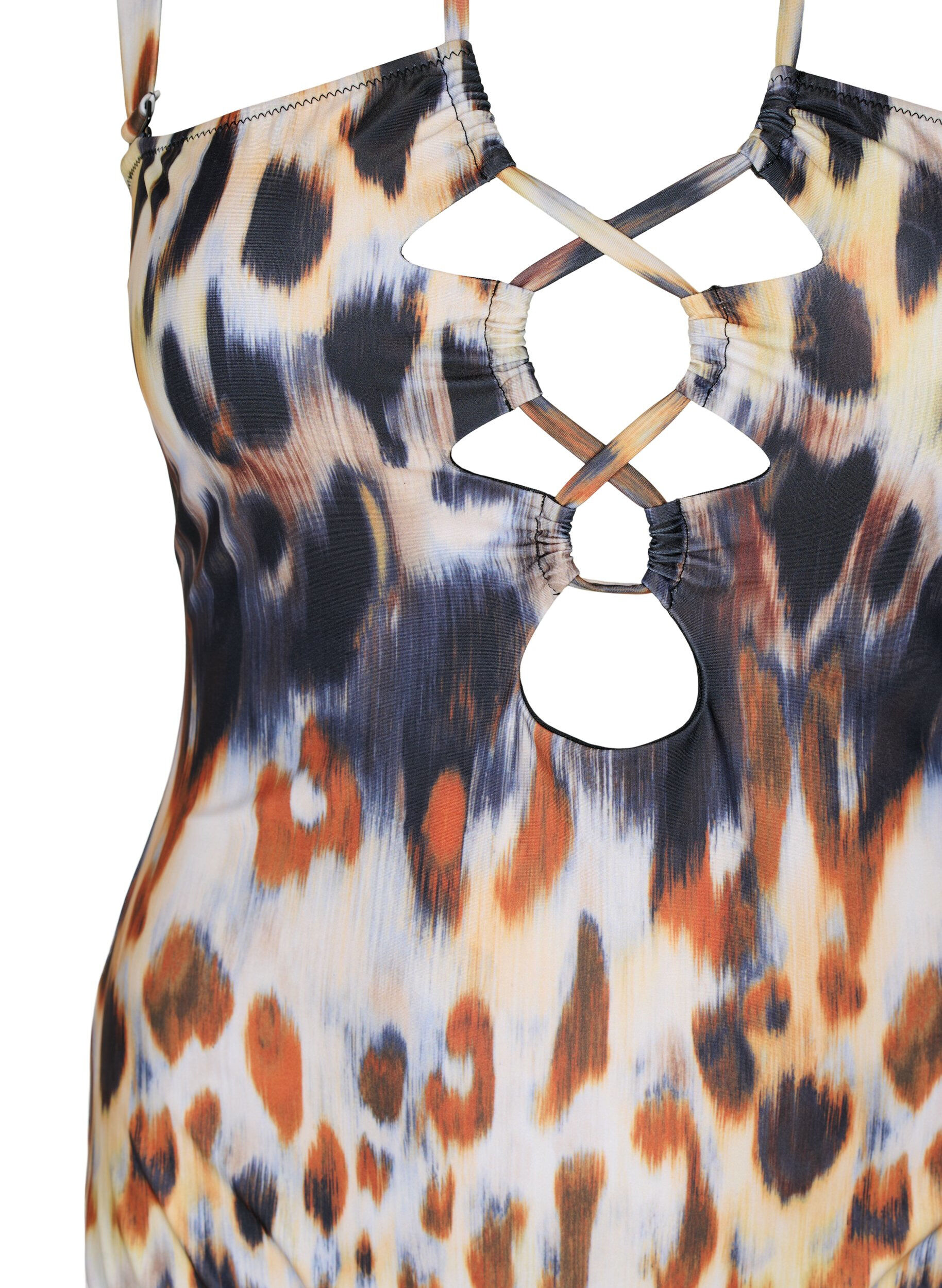 ZizziBadpak met print en afneembare bandjes, Abstract Leopard, Packshot image number 2