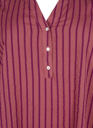 Robes en coton à rayures avec manches 3/4, R. Rose/D. P. Stripe, Packshot image number 2