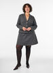 Blazer court &agrave; carreaux, Gris anthracite, Model image number 1