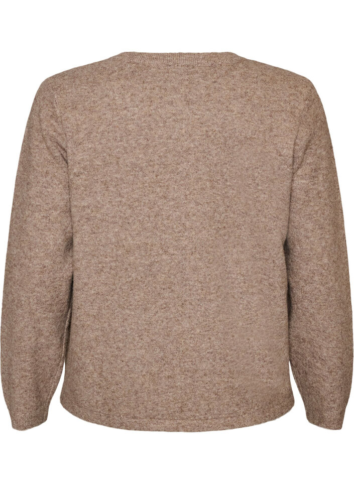 Cardigan avec liens &agrave; nouer, Beige, Packshot image number 1