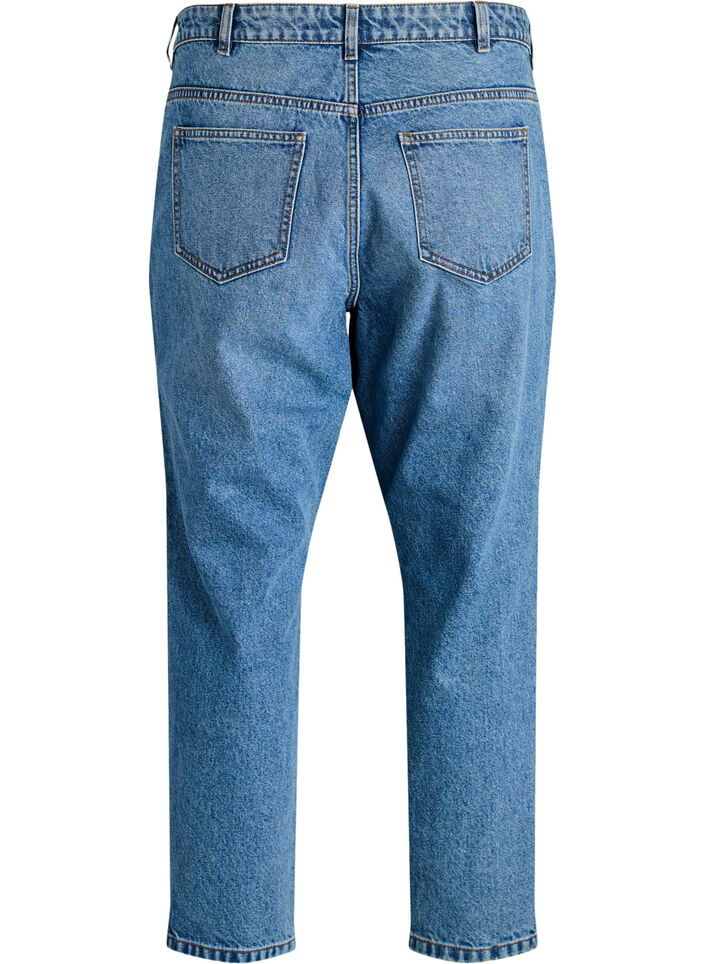 Mille Mom Fit Jeans met hoge taille, Blauw, Packshot image number 1