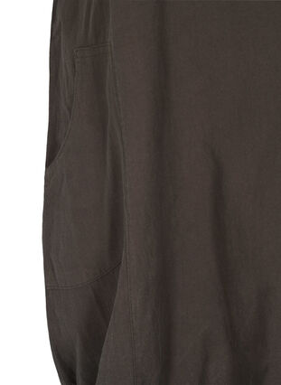 Robe en coton à manches courtes, Khaki Green, Packshot image number 3