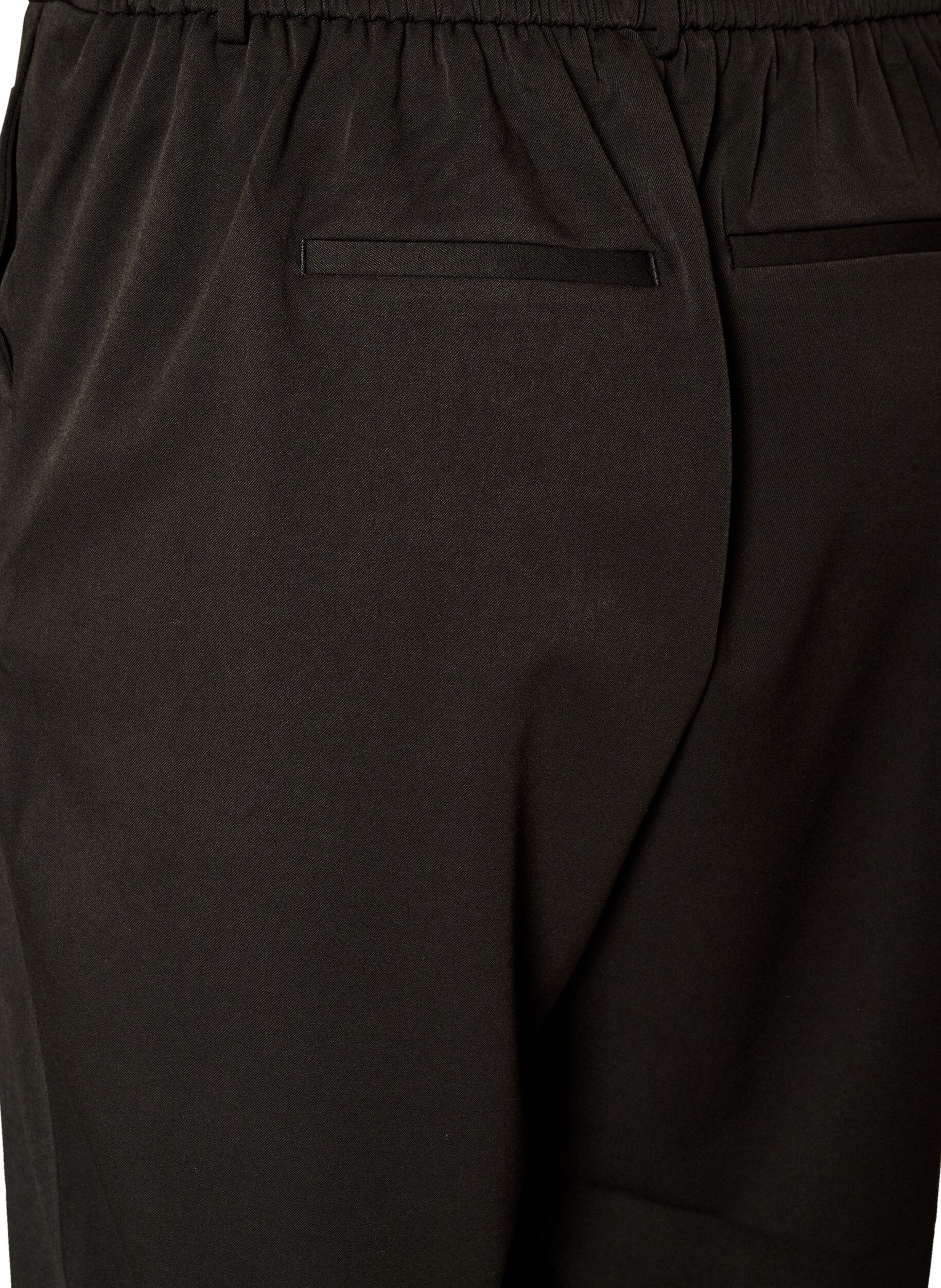 ZizziPantalon de costume taille haute coupe droite, Noir, Packshot image number 3