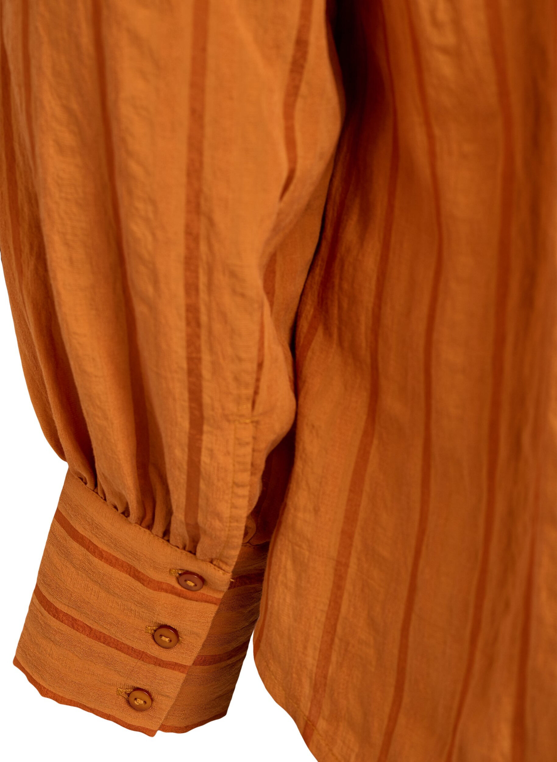 ZizziBlouse met verticale strepen, Oranje, Packshot image number 3