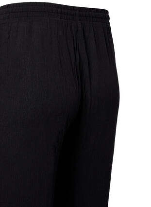 Pantalon en viscose avec cordon de serrage, Black, Packshot image number 2