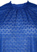  Blouse à manches longues avec texture à motifs, Deep Ultramarine, Packshot image number 2
