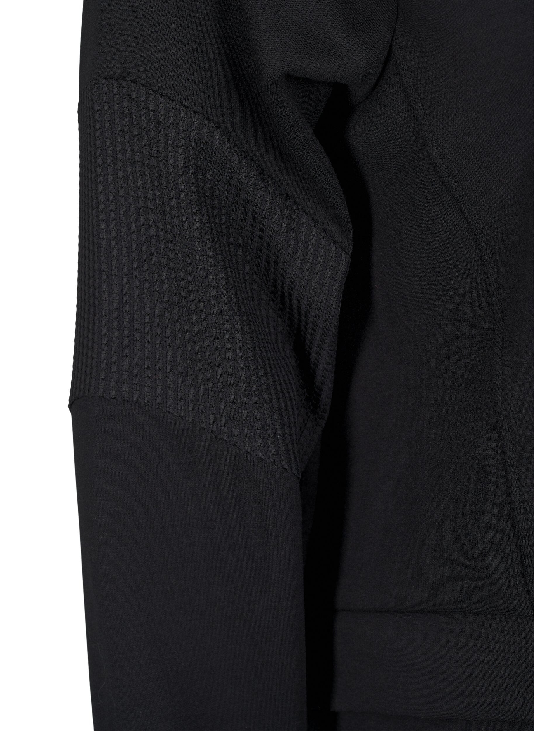 Zizzi Cardigan &agrave; capuche et poches, Black, Packshot image number 3