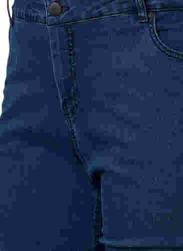 Jeans Sanna extra-mince à taille normale, Dark blue, Packshot image number 2