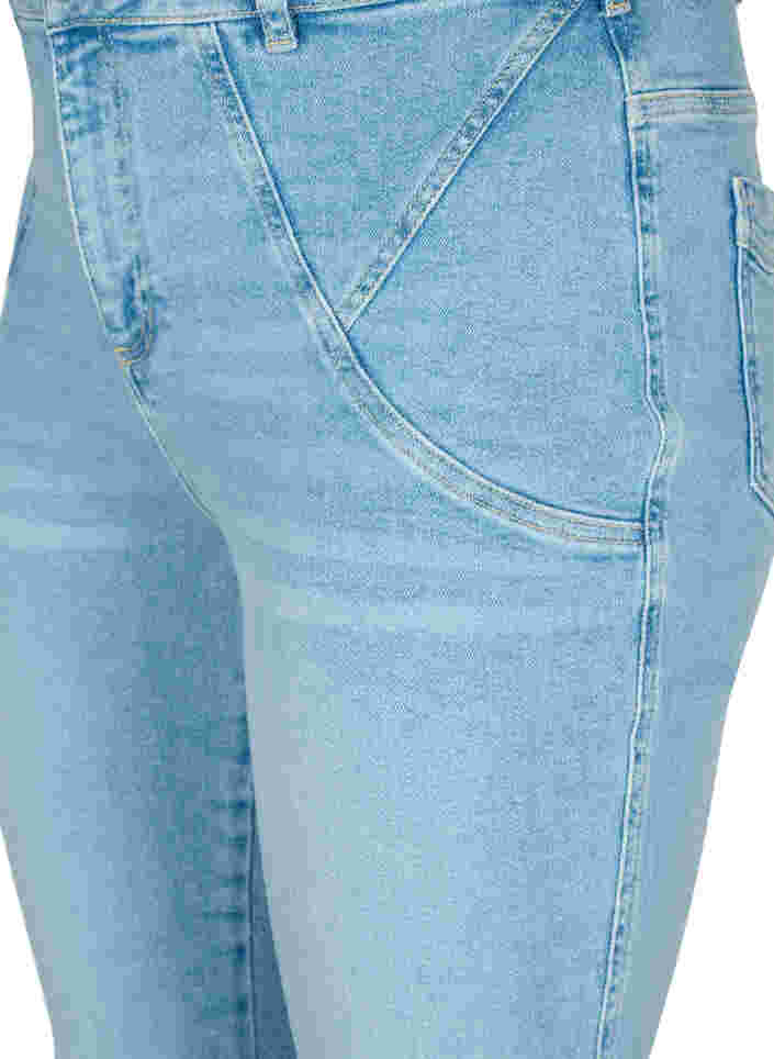Amy jeans met hoge taille en super slanke pasvorm, Light blue, Packshot image number 2