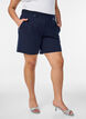 Short avec poches et coupe ample, Bleu, Model image number 3