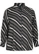 Chemise rayée à manches longues, Black Stripe, Packshot image number 0