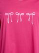 Katoenen T-shirt met motief, Raspberry w. Bows, Packshot image number 2